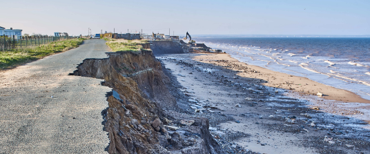 Storm surge and coastal erosion